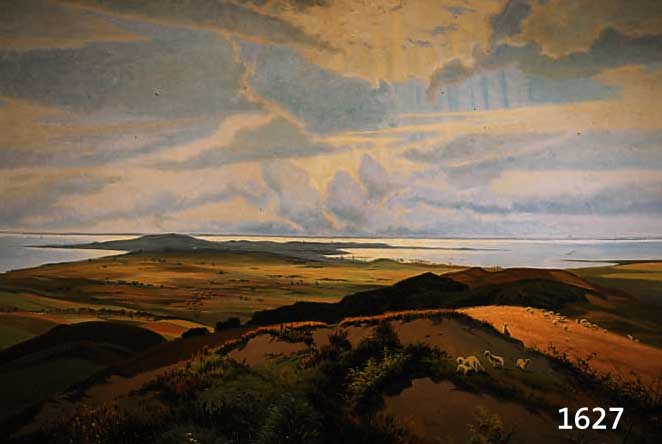 MILTON-JENSEN, CARL, 1855 IN SLAGELSE - 1928, DÄN. LANDSCHAFTSMALER, STUDIERTE VON 1874-80 AN DER KOPENHAGENER AKADEMIE, STELLTE REGELMÄßIG AUS ...
