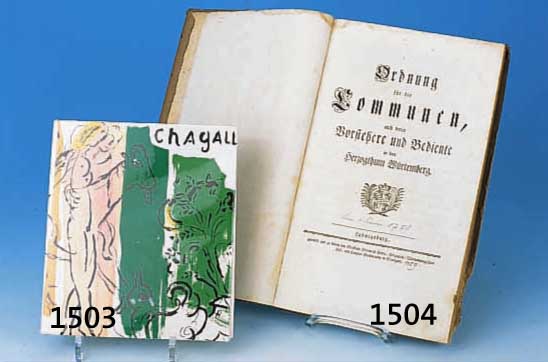 Ordnung fÜr Kommunen, auch deren Vorsteher und Bediente in dem Herzogthum WÜrttemberg, gedruckt bei Cotta Ludwigsburg 1759, 271 Seiten, ...
