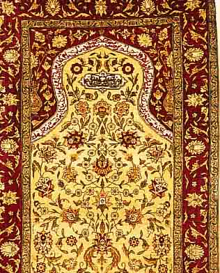 Hereke, TÜrkei, ca.30 Jahre. 94 x 63cm. Ehz 1 reine Naturseide. ca.1 Mio.kn/qm.
