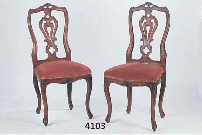 3 STÜHLE, ITALIEN, 1960/70, NUßBAUM MASSIV, H. CA. 104, SH. CA. 49 CM