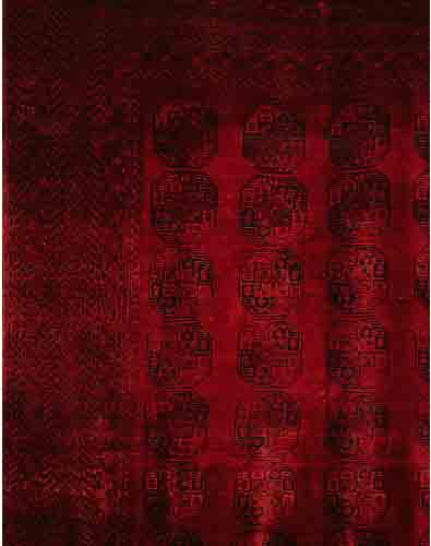AFGHANE, CA. 45 JAHRE, WOLLE AUF WOLLE, CA. 434 X 317 CM, SCHÄTZWERT: 2400.- EURO, EHZ 2-3