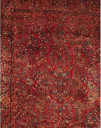 SAROGH, PERSIEN, UM 1940, WOLLE AUF BAUMWOLLE, CA. 350 X 260 CM, EHZ 4, US RE-IMPORT