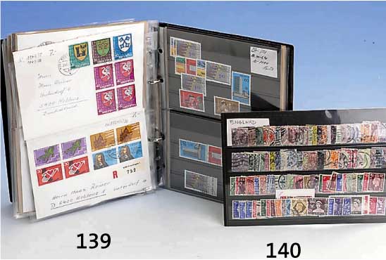 Briefmarkensammlung Schweiz, SpezialitÄten aus den 70-80er Jahren, dabei 50 Ganzsachen, 17 PIT-BlÄtter und viele Ausgaben der Genfer Ämter