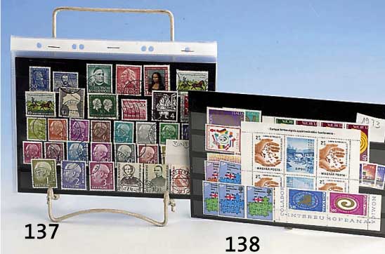 BRIEFMARKENSAMMLUNG EUROPA-UNION-SYMPATHIEAUS- GABEN, DIVERSER LÄNDER AUS 1971-1980, POST- FRISCHE SAMMLUNG DIESES BELIEBTEN GEBIETES, VORLÄUFER ...