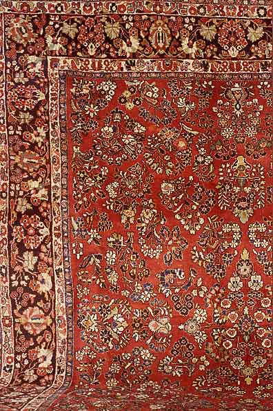 Sarogh, Persien, ca. 50 Jahre, Wolle auf Baumwolle, ca. 370 x 270 cm, Ehz 2-3