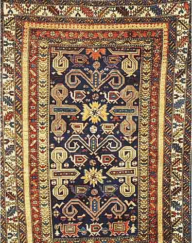 Shirwan, Rußland, um 1900, Wolle auf Baumwolle, ca. 175 x 116 cm, Ehz 3-4