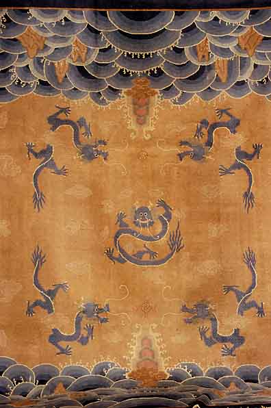 Ning Hsia, China, um 1910, Wolle auf Baumwolle, ca. 357 x 271 cm, Ehz 4