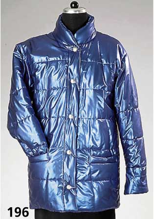 ESCADA, Margaretha Ley, Winterjacke, Polyester/Polyurethan, electricblau, gefÜttert, Futter im Sternenhimmeldesign, Gr. 38, RÜckenl. ca. 84 cm