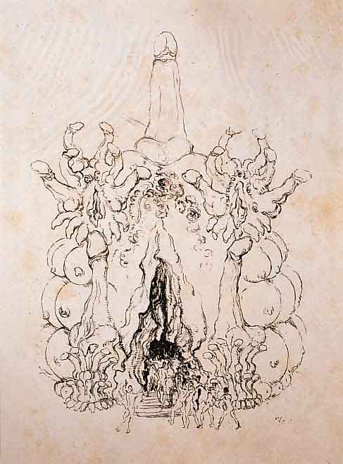 Unbekannter KÜnstler, um 1921, Vorbild Beyross, 5 Lithographien, erotische Dar- stellungen, dat. 21, l. stockfleckig, 29 x 48 cm