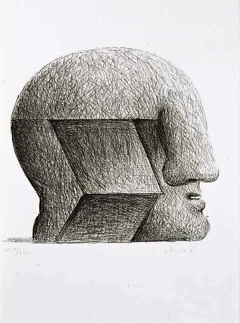 Antes, Horst, geb. 1936, KopffÜssler, Litho- graphie, handsign. u. num. 125/200, 25x26 cm