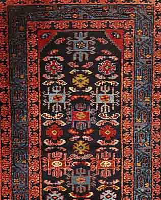 Bidjar, Persien, ca. 60 Jahre, Wolle auf Baumwolle, ca. 522 x 98 cm, Ehz 4
