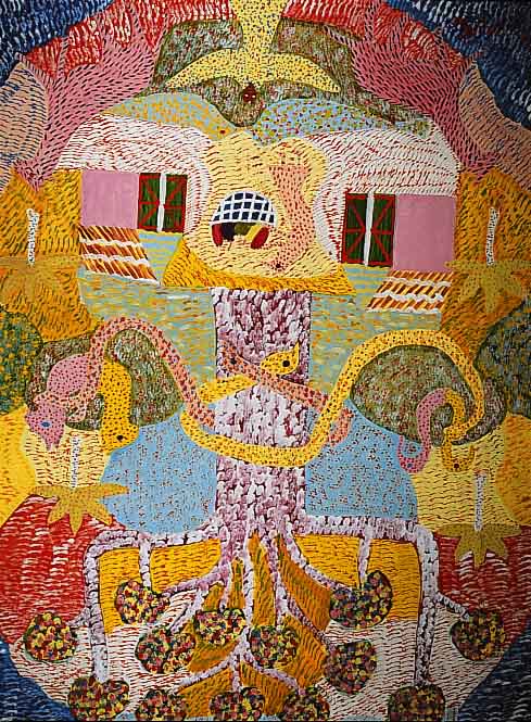 Auguste, Georges, geb. 1933 Petit Goave/Haiti, arbeitete im Centre d'Art Port au Prince, stellte vor allem in Frankreich und den USA aus, ...