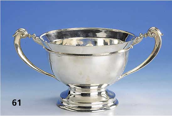 Anbietschale, Chester 1902, 925er Silber, victorianisch, 2 Griffe, H ca. 13.5 cm, D ca. 19 cm, ca. 495 g