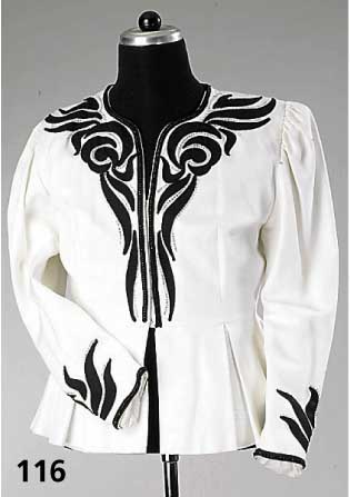 Cocktailjacke, JEAN-LOUIS FALETTA, Paris, Gr. 42, reine Seide, mit weißen und schwarzen Pailetten besetzt, ausgestellte Form, gefÜttert, ...