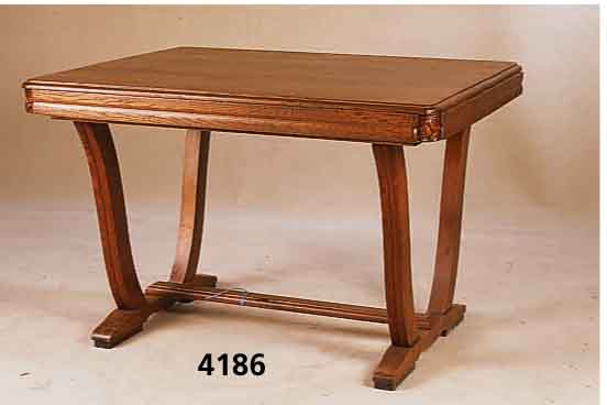Ausziehtisch, Frankreich, um 1930/40, Korpus Eiche bzw. Buche massiv, spÄter Artdeco-Stil, schÖner stabiler Tisch, vielfach verwendbar, ca. ...