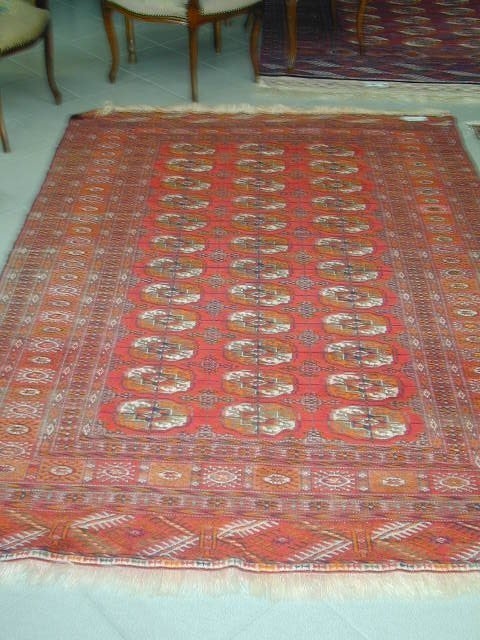 Buchara, um 1960, Wolle auf Baumwolle, ca. 202x144 cm, EHZ 2