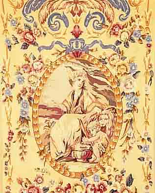Aubusson stil, China, ca. 10 Jahre, ca. 183 x 122 cm, Ehz 2