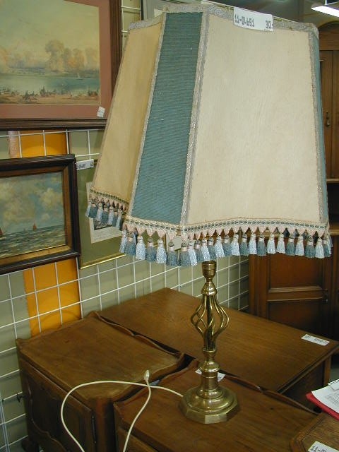 Tischlampe, Schirm 2-farbig