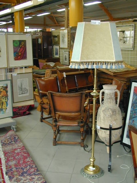 Stehlampe, Schirm 2-farbig