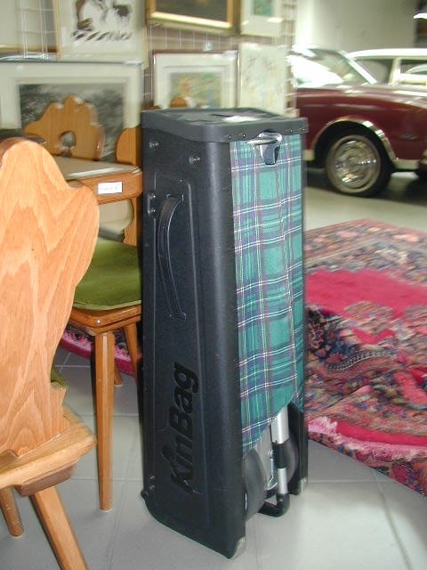 Golfbag mit FÄchereinteilung, kariert, KinBag