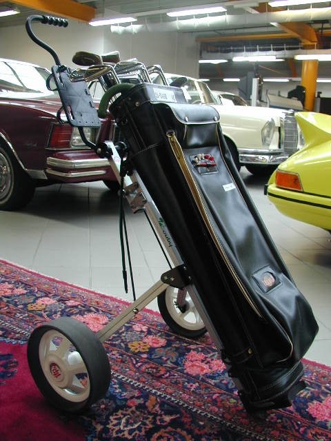 Golfbag mit SchlÄgern, Greban, schwarz