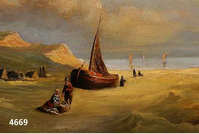 SchÖnstedt, wohl belgischer Maler, 1880/90, rÜckseitige Bezeichnung falsch
