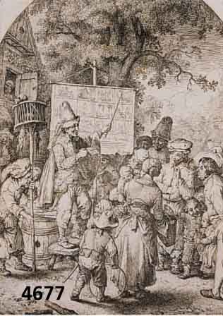 Radierung von Cwe Dietriecy, Aqua forte, um 1740