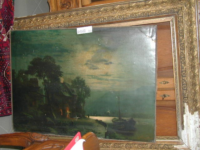 Prunkrahmen mit Öldruck