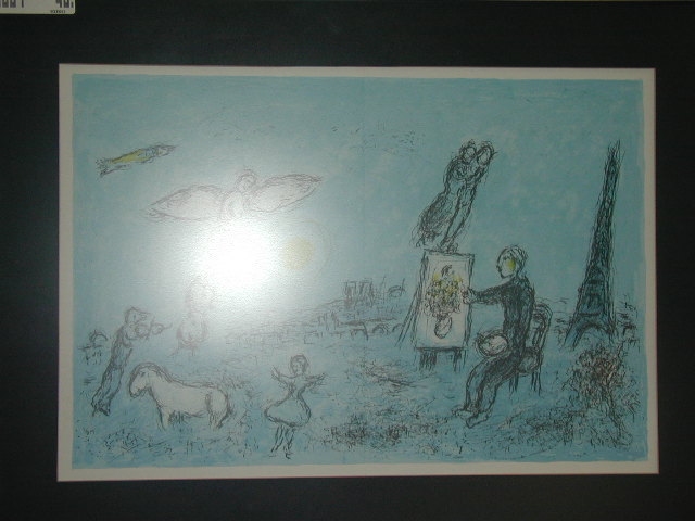 Marc Chagall, "Derrier le mirror", Auflage 6000 StÜck