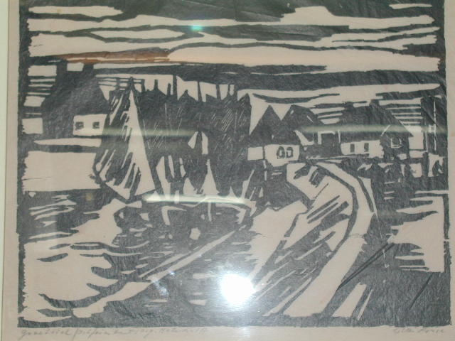 Wili Kruse, Holzschnitt, um 1930