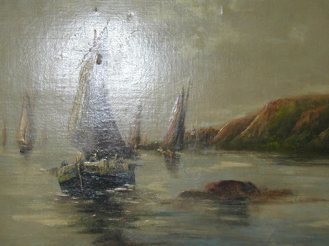 E. Petit, belgischer Maler, ÖlgemÄlde auf Leinwand, um 1900