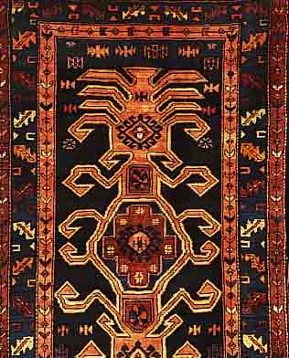 Kazak, Rußland, um 1945, Wolle auf Wolle, ca. 232 x 134 cm, Ehz 2