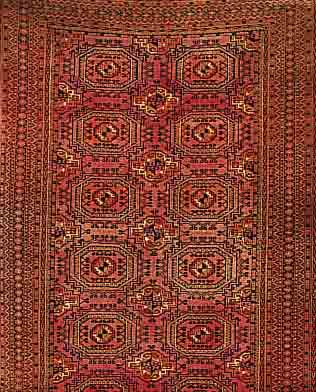 TeKKe, Rußland, um 1900, Wolle auf Wolle, ca. 170 x 112 cm, Ehz 4