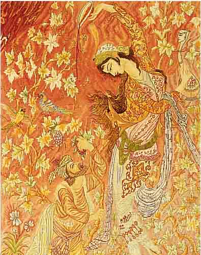 TÄbriz fein, Persien, ca. 30 Jahre, Korkwolle mit Seide, ca. 158 x 98 cm, ca. 600.000 Kn/qm, Ehz 1-2