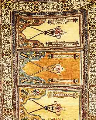 Kaiseri, TÜrkei, ca. 40 Jahre, reine Naturseide, ca. 108 x 62 cm, ca. 550.000 Kn/qm, Ehz 1-2
