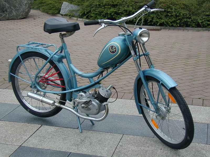 Miele, Sachs 50; um 1960; Zweitakt Sachs-Motor , neu gelackt, Betriebserlaubnis fehlt, Kilometerstand 7.100 km, restauriert, Alters- spuren, Funktion ...