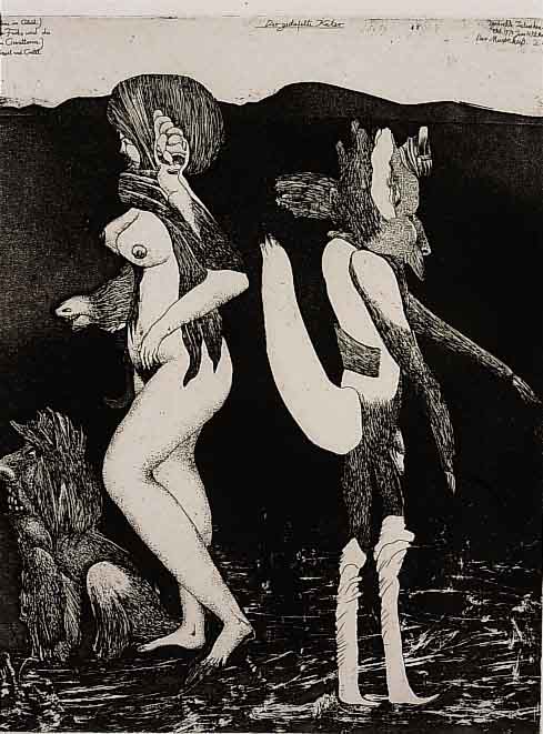 Morell, Pit, geb. 1939, 3 Lithographien von 1970, alle handsign., num. 79/100, ca. 32x24 cm, u.Gl., R.