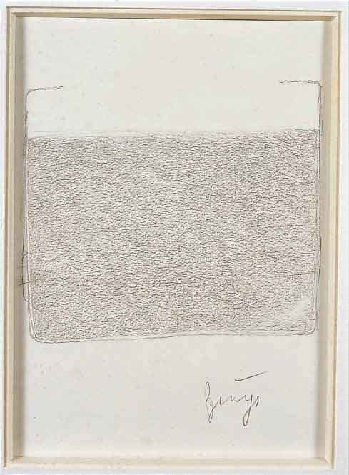 Beuys, Joseph, 1921 - 1986, Lithographie, handsign., ca. 12x14 cm, PP u.Gl ., R.