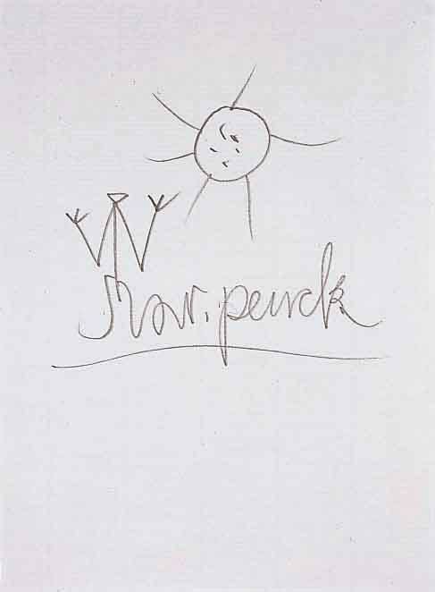 Penck, A.R., geb. 1939, Bleistiftzeichnung, handsigniert, ca. 23.5 x 16 cm