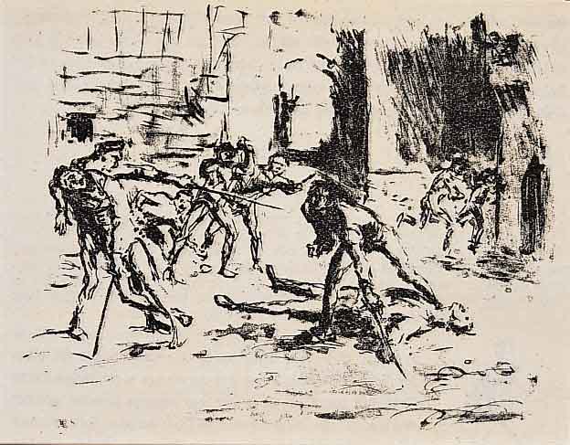 Slevogt, Max, 1868 - 1932, 15 Lithographien aus "Faust", um 1928, davon 6 handsigniert, versch. GrÖßen bis zu 35 x 20 cm