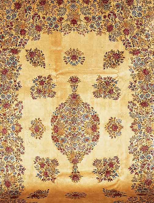 Lawar, Persien, um 1940, Wolle auf Baumwolle, ca. 356 x 269 cm, Ehz 3-4