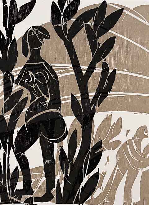 Grieshaber, HAP, 1909 - 1981, Holzschnitt von 1968, handsigniert, Auflage 100 Exemplare, ca. 47 x 37 cm