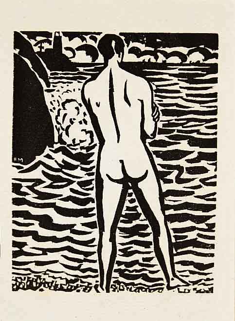Masereel, Frans, 1889 - 1972, 20 Holzschnitte aus: Das Stundenbuch, um 1920, je ca. 16 x 12 cm, PP