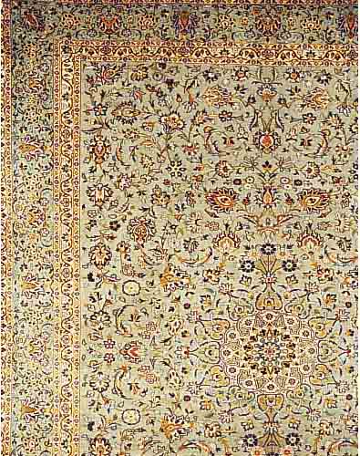 Keschan, Persien, ca. 50 Jahre, Wolle auf Baumwolle, ca. 400 x 300 cm, Ehz 4