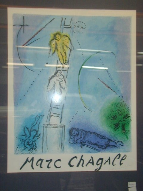 Marc Chagall, Plakat zur Chagall-Ausstellung, Himmelsleiter