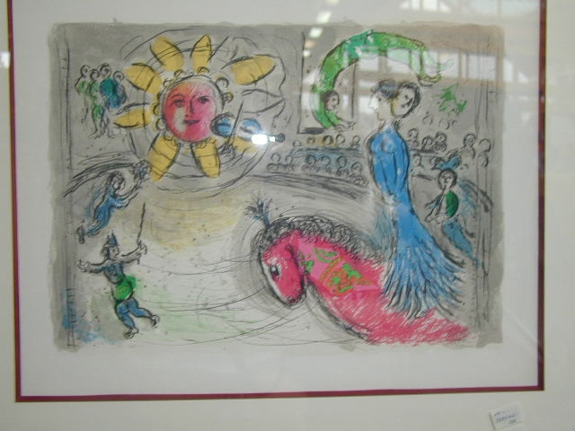 Marc Chagall, Lithographie, Zirkusmanege