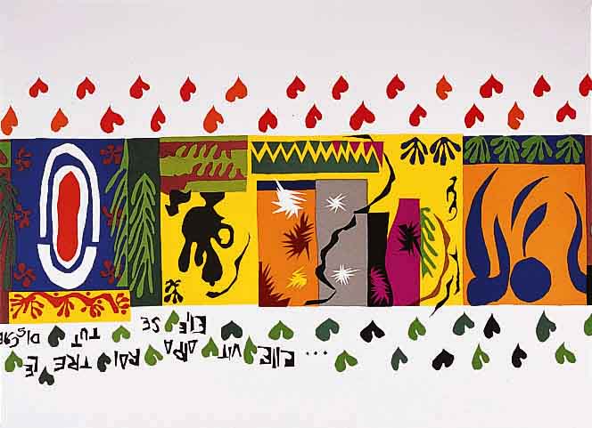Matisse, Henri, 1869 - 1954, Les Mille et un nuits, Farblithographie von 1950, ca. 42 x 89 cm