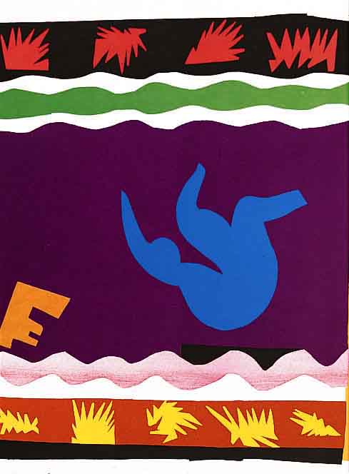 Matisse, Henri, 1869 - 1954, drei Farbsiebdrucke aus: Jazz, Ed. George Braziller New York 1983, je ca. 38 x 30 cm, PP