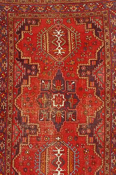 Garadje, Persien, ca. 60 Jahre, Wolle auf Baumwolle, ca. 337 x 102 cm, Ehz 4-5