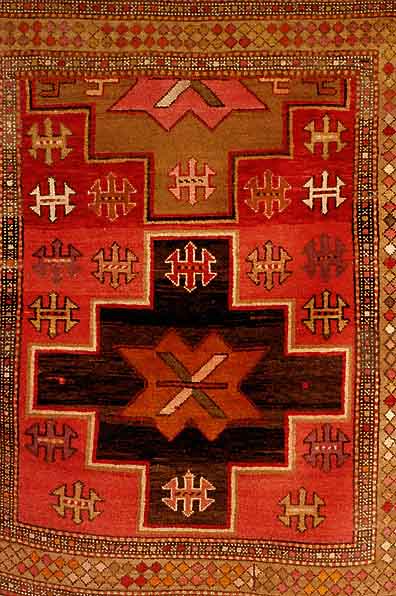 Karabagh, Rußland, um 1910, Wolle auf Wolle, ca. 134 x 113 cm, Ehz 3
